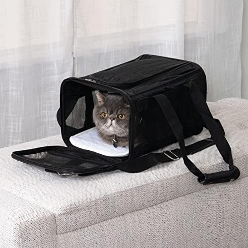 Sherpa Original Deluxe Travel Pet Carrier, Airline Approved & Guaranteed On Board - Black, Small - Image 2