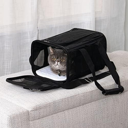 Sherpa Original Deluxe Travel Pet Carrier, Airline Approved & Guaranteed On Board - Black, Small - Image 2