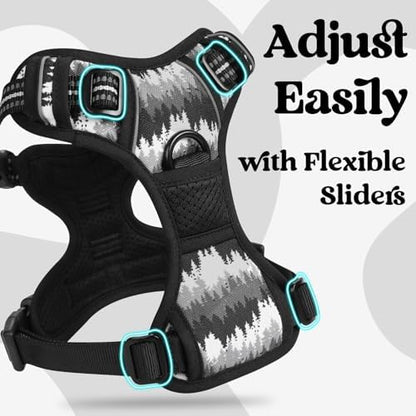rabbitgoo Dog Harness Small Sized, Updated Easy On & Off with 3 Buckles - Image 4
