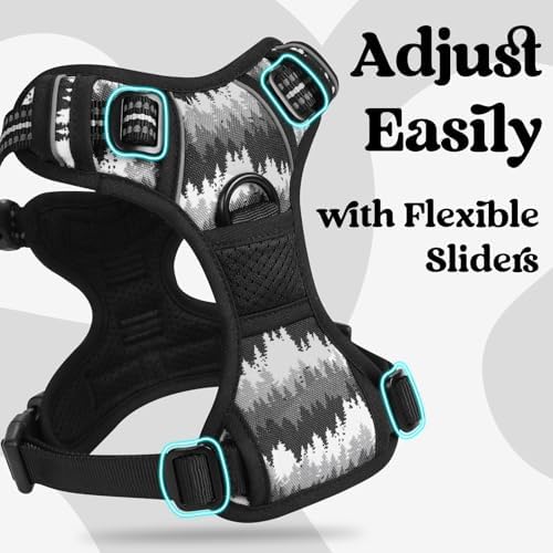 rabbitgoo Dog Harness for Large, Updated Easy On & Off with 3 Buckles - Image 3
