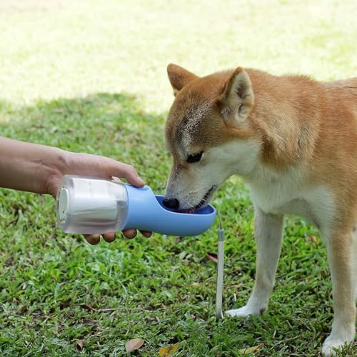 Dog Water Bottle with Food Container, Portable Pet Dog Water Dispenser for Outdoor Walking,Hiking,Travel,Puppy Essentials,Puppy Supplies,Replaceable Waste Bags - Image 6