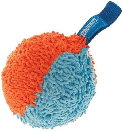 Chuckit! Indoor Fetch Shaker for Dogs - Interactive Dog Toys for Boredom, 7.75 Inch, Orange and Blue