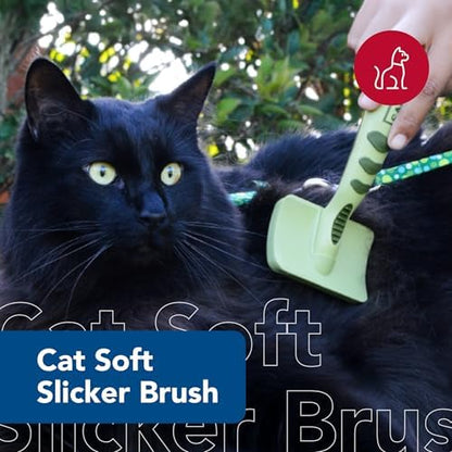 Coastal Pet Safari - Cat Soft Slicker Brush (6.5 x 3.5 Inches) - Image 2