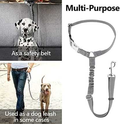 Plutus Pet Dog Seat Belt for Car Headrest, Reflective with Elastic Bungee - Image 6