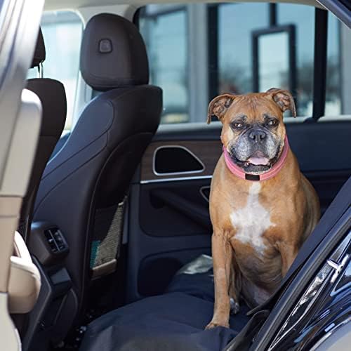 Amazon Basics Waterproof Dog Car Seat Cover, Scratch Proof Protector for Pet, Car Back Bench, 56 x 47 inch, Black - Image 5