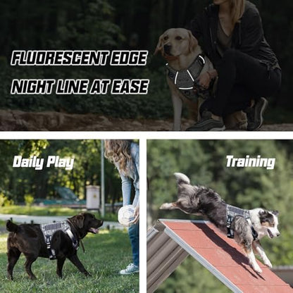 AUROTH Tactical Dog Harness Medium Sized Dog No Pull Adjustable Dog Vest - Image 6