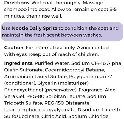 Nootie Sweet Dreams Tearless Puppy Shampoo, Natural Ingredients - Image 7