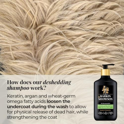 Double Coat Deshedding Dog Shampoo with VIT B3 11.83 fl oz - Image 4