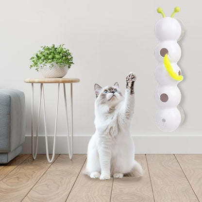 Whirlie Cat Toy, 2025 New Caterpillar Smart Cat Toy, Smart Motion Cat Toys with Worm Design, Interactive Caterpillar Cat Toys, Promotes Exercise & Mental Stimulation