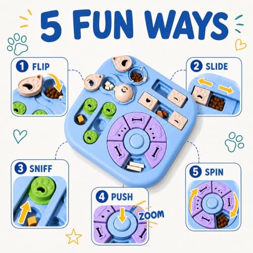 Interactive Cat Puzzle Toy, Maze Slow Feeder, 11.02in - Image 2