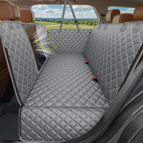 URPOWER 4 in 1 Dog Car Seat Cover for Back Seat, Waterproof Hammock by URPOWER