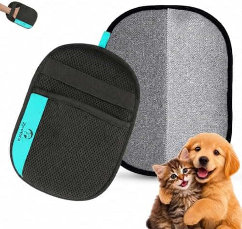 Pet Hair Remover Glove - Grooming & Deshedding Mitt for Dogs & Cats by Unknown