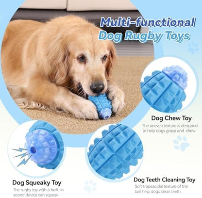 YINEYA Dog Toys for Aggressive Chewers, Tough Dog Chew Toys, Dark Blue - Image 2