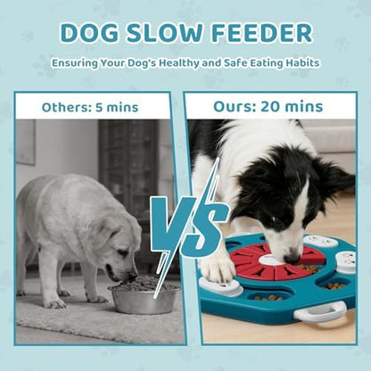 Dog Puzzle Toy for Smart Dogs, Interactive Dog Enrichment Toys,Level1(Blue) - Image 6