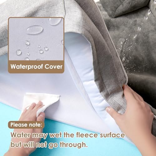EHEYCIGA Orthopedic Small Dog Bed, Waterproof Memory Foam Washable Pet Beds - Image 3