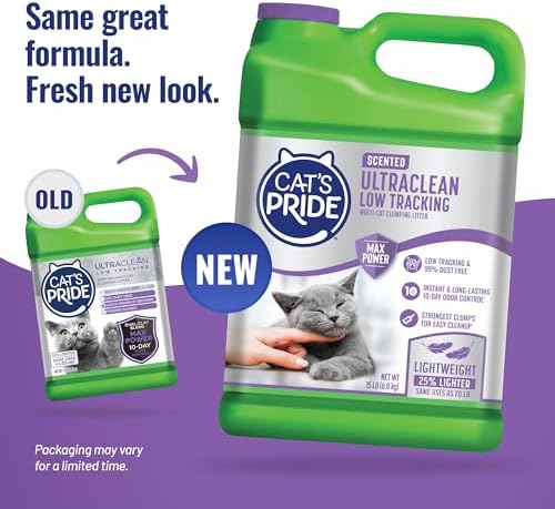 Cat's Pride UltraClean Low Tracking Powerful Clumping Litter Scented 15lb - Image 2