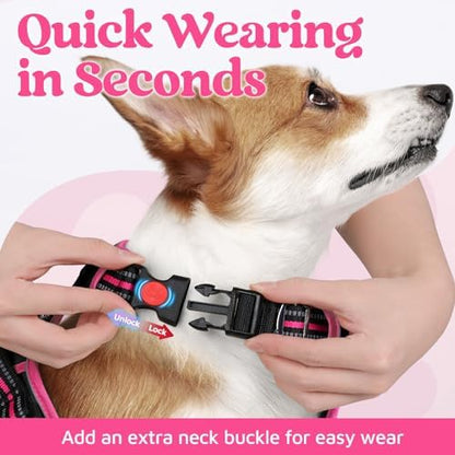 rabbitgoo Dog Harness for Large, No Pull 3 Buckles Easy On & Off - Image 2