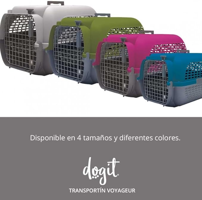 Dogit Dog Travel Carrier Voyageur Model 100 With Treat Compartment, Large (76626)