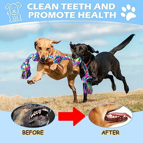 Aitmexcn Large Dog Rope Toys, 37 Inch 5 Knots for Aggressive Chewers - Image 5