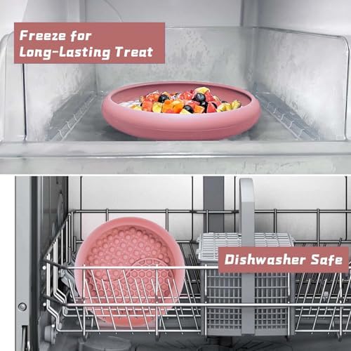 Dog Lick Bowl, Non-Slip Lick Mat Slow Feeder for Dogs & Cats - Image 6