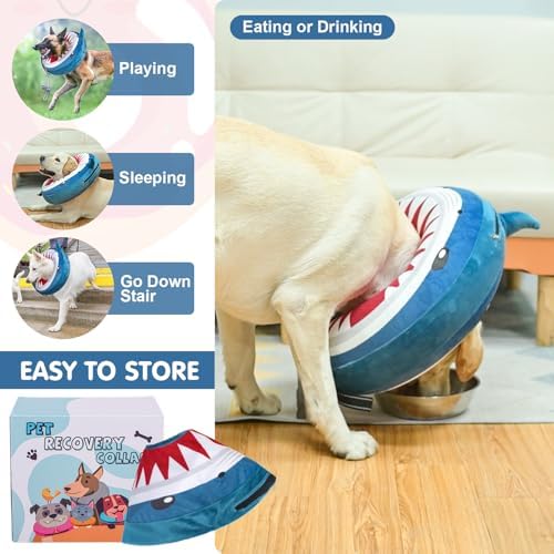 BEAUTYZOO Dog Cone Collar Alternative After Surgery,Pet Neck Donut E‑Collar - Image 5