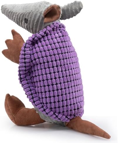 Hollypet Armadillo Squeaky Dog Toys for Medium Large Dogs, 14" by Hollypet