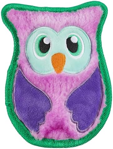 Outward Hound Durablez Minis Tough Chew Plush Squeaky Dog Toy, Owl, 5.8" by OutwardHound