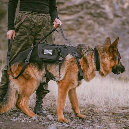 Forestpaw Tactical Dog Leash for Large Dogs, Black, 4-5FT - Image 3