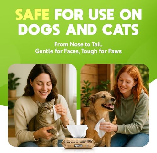 G.A.S Lick-Safe Daily Pet Wipes for Dogs and Cats, Unscented, 200 Count - Image 3
