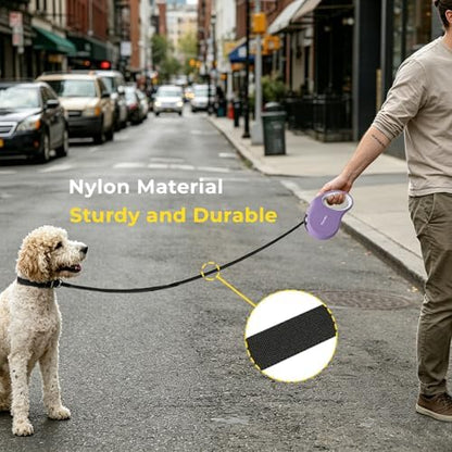 Retractable Dog Leash 16ft for Small & Medium Dogs Up to 55 lbs - Image 7