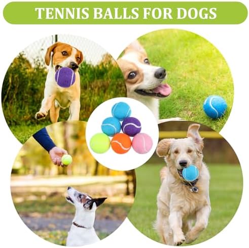 20Pcs Small Tennis Balls for Dogs, Mini Tennis Balls, 2 Inch, Colorful - Image 7