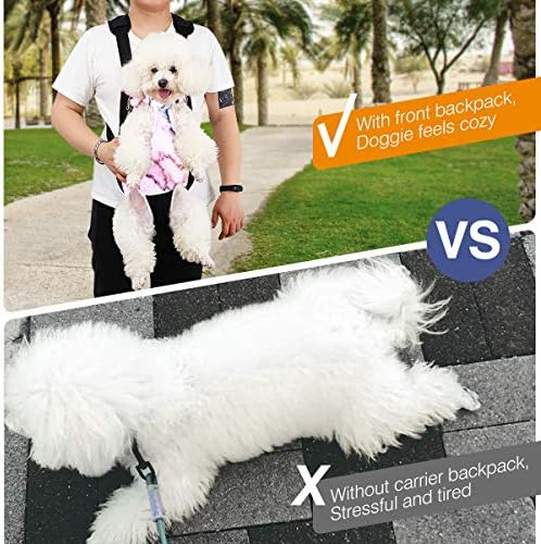 Pawaboo Pet Front Carrier Backpack for Small Medium Dogs - Image 6