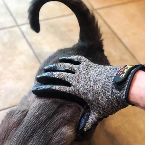Pet Grooming Gloves for Dogs and Cats Deshedding Brush and Bathing Mitt with Soft Rubber Tips Gentle Massage Tool Removes Loose Hair Dirt and Dander Reduces Shedding Easy to Clean (2 Pack) - Image 6