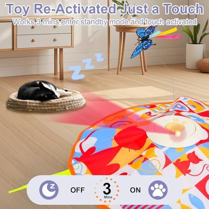 Interactive Cat Toys for Indoor Cats, Kitten Toys for Indoor Kittens,Yellow - Image 6