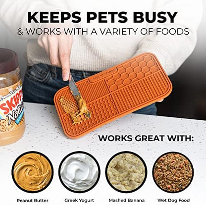 Pup Culture Dog Lick Mat for Dogs, Feeding Pad for Anxious Pets Plus 4 Different Puzzles for Mental Stimulation for Dogs - Supports Mental, Dental, and Digestive Health, Bite Resistant and Heavy Duty - Image 5