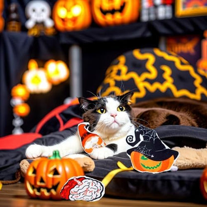 Halloween Cat Catnip Toys for Indoor Cats with Crinkle 8 Pack - Image 5