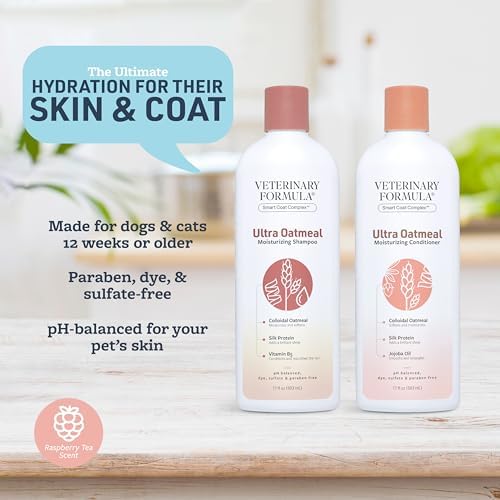 Veterinary Formula Ultra Oatmeal Shampoo + Conditioner Bundle, 17 oz Each - Image 2