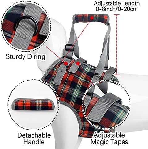 ROZKITCH Dog Lift Harness, Grid Pet Chest Support Aid Veterinarian Approved Sling for Old K9 Help with Poor Stability, Front Legs Disabled Joint Injury Elderly Arthritis ACL Rehabilitation Rehab - Image 3