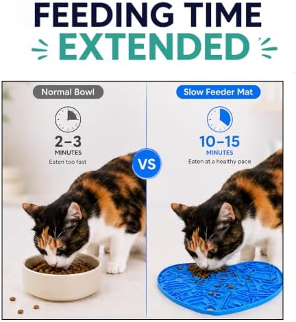 Interactive Cat Puzzle Feeder & Dog Enrichment Toy, Slow Feeder for Indoor Cats, Kittens, Puppies & Small Dogs, Treat Dispensing Food Puzzle to Encourage Foraging, Mental Stimulation & Reduce Boredom - Image 4