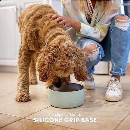 Simple Modern Dog Bowls & Cat Bowls | Large (8 Cups) | Green - Image 5