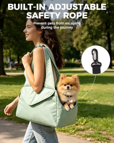 Lightweight Dog Purse with Large Pockets for Small Dogs up to 8 lb - Image 5
