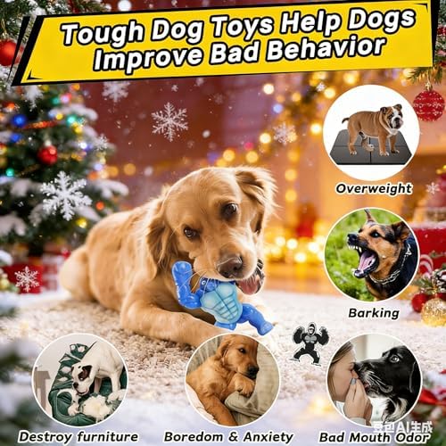 Furdog Dog Toys for Aggressive Chewers Indestructible Dog Toy for Large Dogs Tough Dog Toys to Keep Them Busy - Image 6
