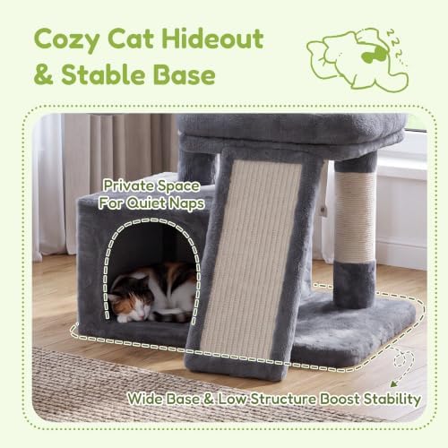 Heybly Cat Tree, Multi-Season Stable Cat Activity Tower, HCT207SW - Image 2
