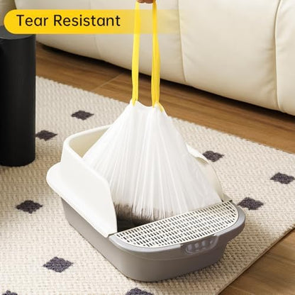 60 Count Self-Cleaning Litter Box Liners compatible with MW-SCO1/MW-SC02/MW-LR01 - Leakproof & Odor-Control Design, 2x Thicker Material Than Standard Liners, Automatic Cat Litter Box Accessories - Image 6