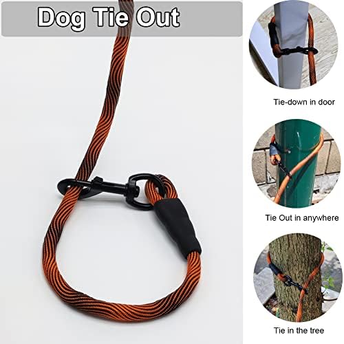 BTINESFUL 75ft Dog Tie Out Long Tether Rope Leash, 8/12/20/30/50ft Dog Lead - Image 5