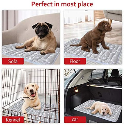 Dog Crate Mat (21" X 14"), Soft Dog Bed Crate Pad with Cute Prints - Image 6
