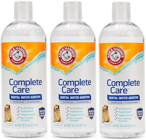 Arm & Hammer Complete Care Dog Dental Water Additive, 16 Fl Oz, 3-Pack by ArmHammer