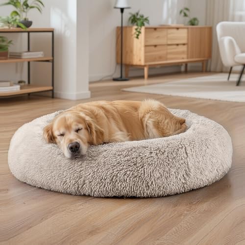 Dog Beds Large Sized Dog and Cats, 32in Pet Beds for Large Pet (Brown) - Image 5