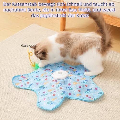 Hide and Seek Interactive Cat Toys, Puzzle Motion Activated for Indoor Cats - Image 2