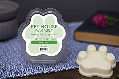 Fresh Citrus Scented Wax Melts Plant-Based Wax, 2 Pack Pet House - Image 3
